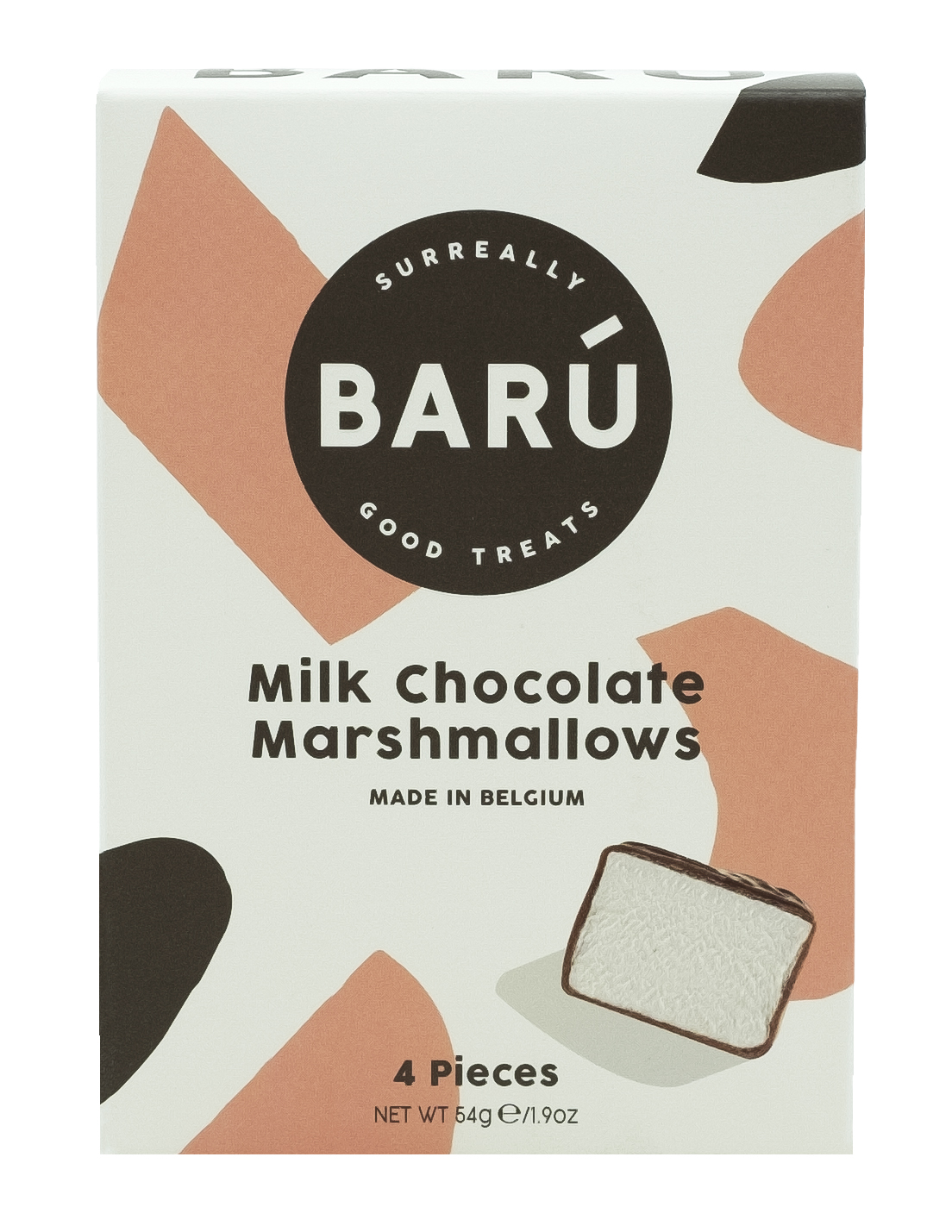 Baru Milk chocolate marshmallows (4st)