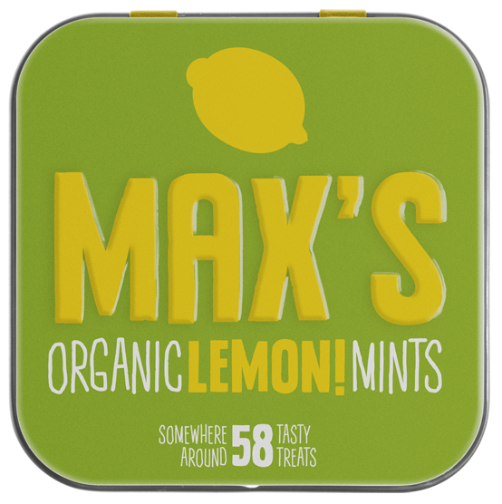 Max’s organic lemon mints 35gr