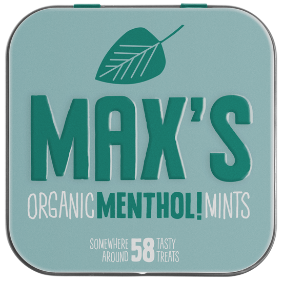 Max’s organic menthol mints 35gr