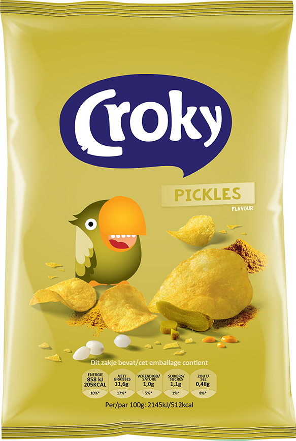 Croky chips pickles (20st)
