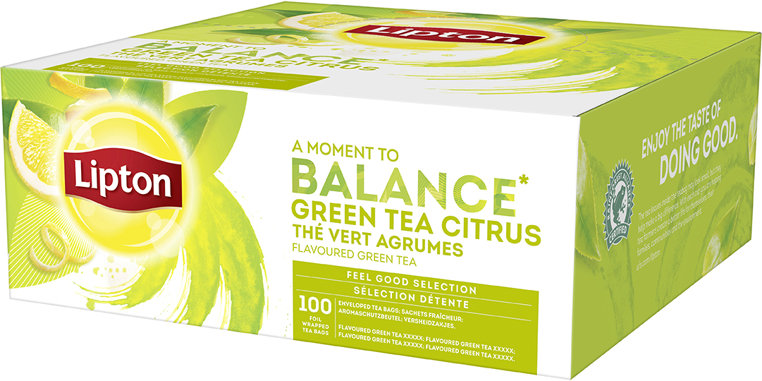 Lipton green tea citrus 100 stuks