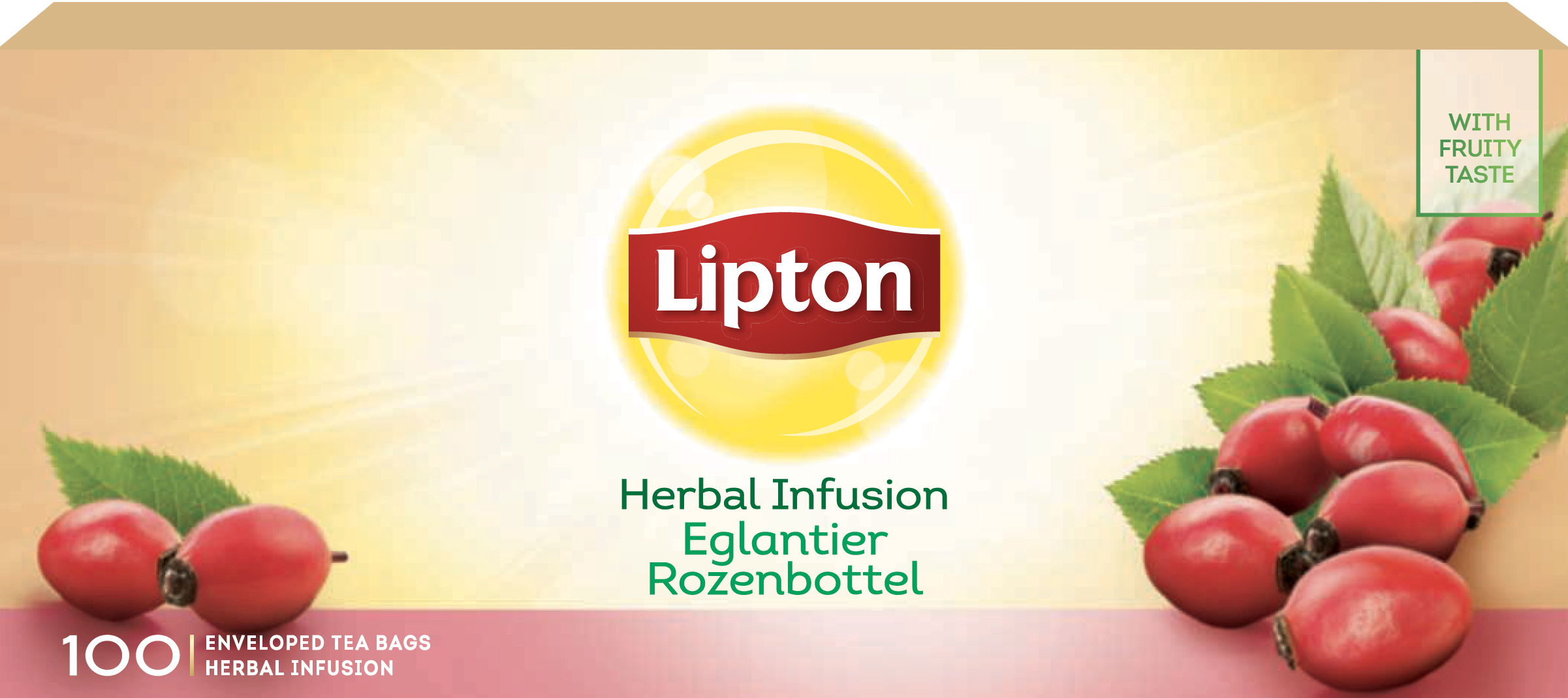 Lipton rozebottel 100 stuks